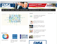 Tablet Screenshot of cmsatoday.com